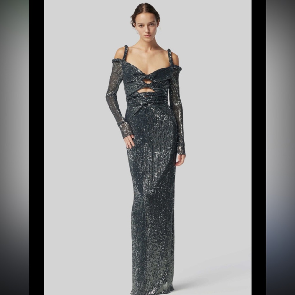Altuzarra sequined cutout gown